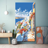 Santorini Greece Painting by Numbers